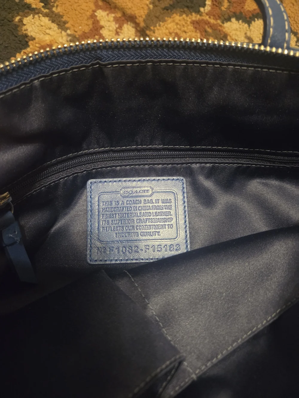 COACH Multicolor Signature Tote Bag